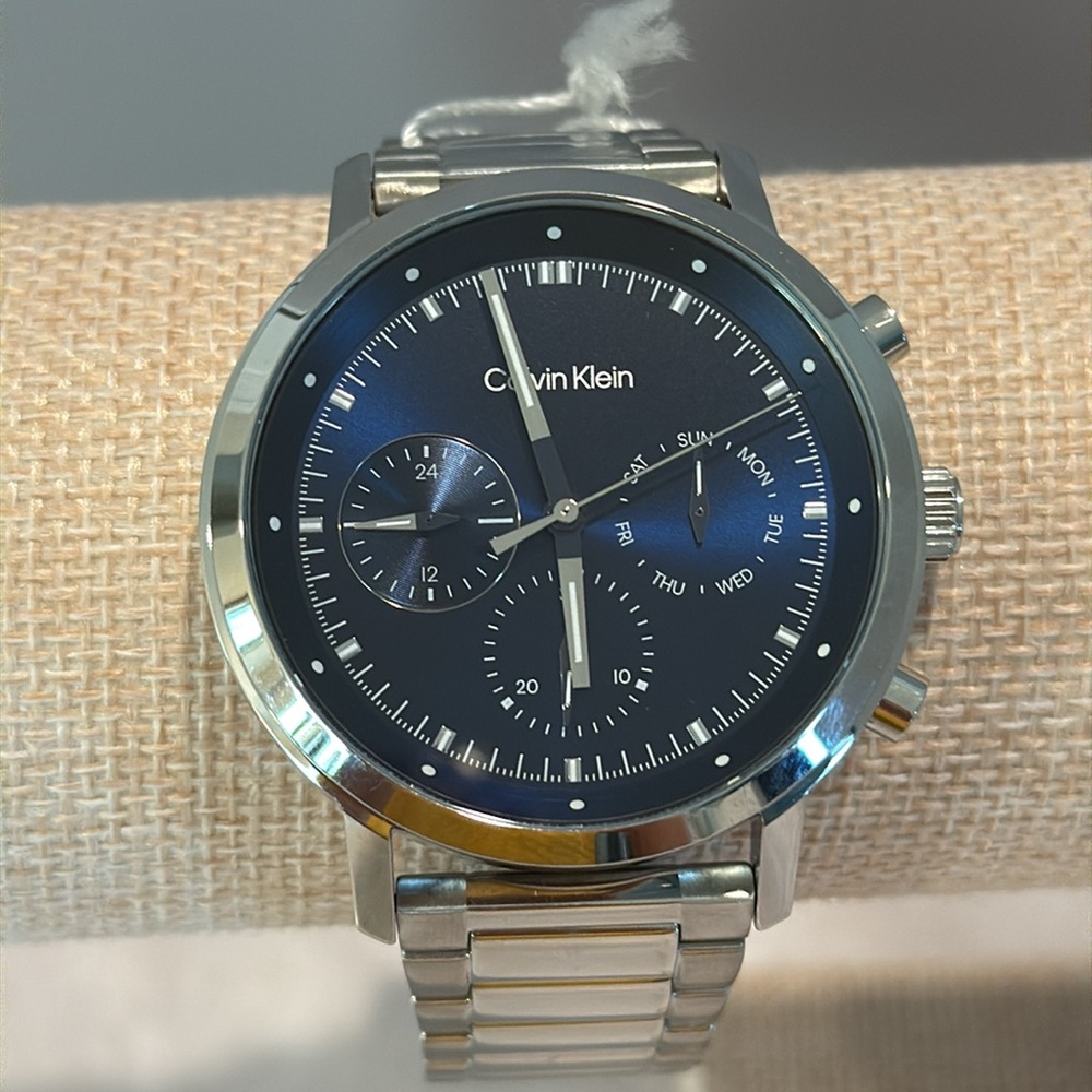 NWT Calvin Klein Stainless Steel Bracelet Watch 44mm